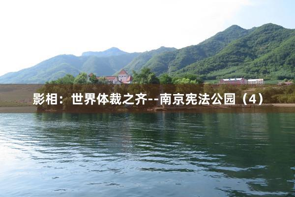 影相：世界体裁之齐--南京宪法公园（4）
